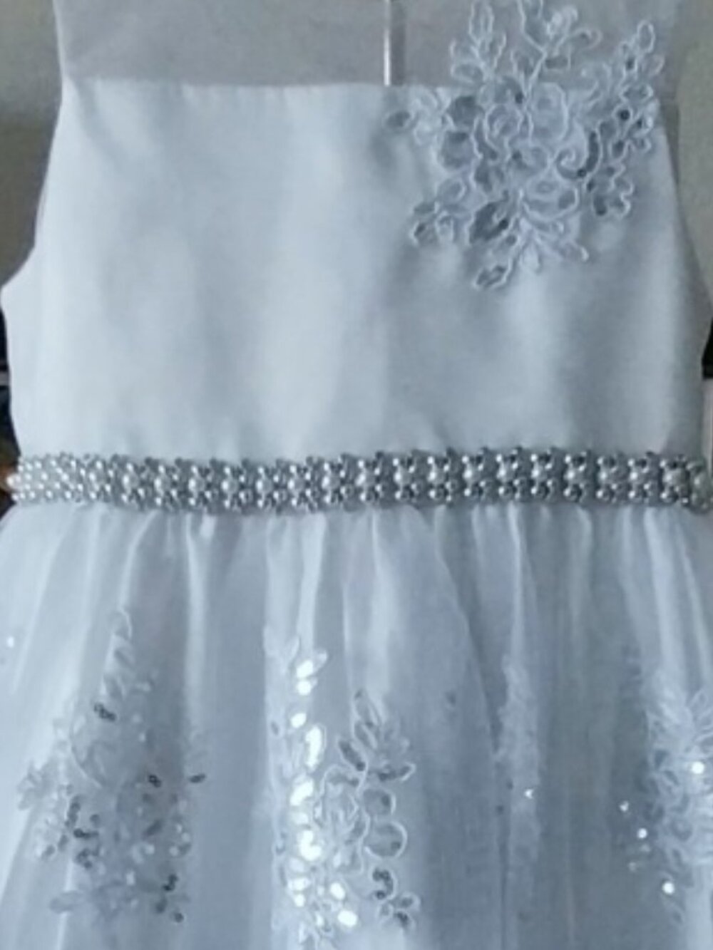 American Princess - White Dress - Girls 7-8 - Picture 4 of 9